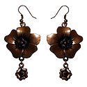 Metal Flower Earrings
