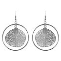 Metal Hoop Earrings with Fish Hook