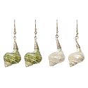 2 Pairs of Shell Earrings