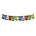 Om Mani Padme Hum Multicolor Buddhist Sticker Paper Prayer Flag