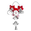 Merry Christmas Santa With Silver Bells for Christmas Decoration