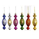 Set of 6 Colorful Synthetic Candy for Christmas Decoration
