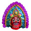 Chhau Dance Face - Unframed Photo Print on Paper