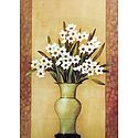 Bunch of White Flowers in a Vase