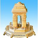 India Gate made of Wood - Unframed Photo Print on Paper