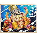 Lord Ganesha with a Pot of Modakam