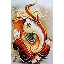 Ganesha with Modakam in Hand