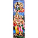 Shiva Parvati with Ganesha and Kartik