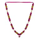 Pink and Golden Ribbon Garland