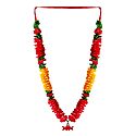 Red, Yellow and Green Color Ribbon Garland