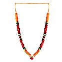 Red, Yellow and Green Color Satin Ribbon Garland