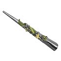 Stone Studded Light Green and Light Yellow Designer Press Hair Clip