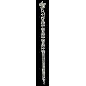Stone Studded Metal Jewelry for Braided Hair