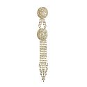 Stone Studded Metal Jewelry for Braided Hair