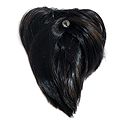 Dark Brown Hair Extension on Clip