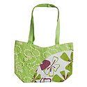 Jute Bag with One Zipped Pocket and One Small Open Pocket