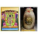 Mahakaleshwar Jyotirlinga and Balaji - Set of 2 Posters