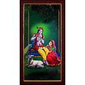 Radha Mesmerised by the Sound of Krishna's Flute