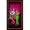 Radha Krishna Playing Flute
