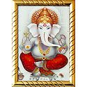 Lord Ganesha - Framed Picture