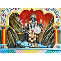 Kali Statue in Nadia, West Bengal