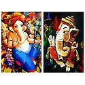 Lord Ganesha - Set of 2 Posters