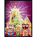 Jagannath, Balaram, Subhadra - Wall Hanging