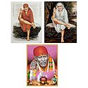 Shirdi Sai Baba - Set of 3 Posters