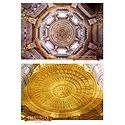 Ceiling of Akshardham Temple, New Delhi - 2 Small Posters