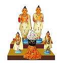 Jagannathdev with Gaur Nitai - Unframed Photo Print