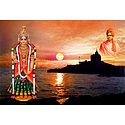 Sunset at Kanyakumari