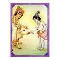 Krishna Balaram and Shiva - Double Sided Laminated Poster