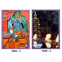 Krishna and Hindu Festival - Double Sided Laminated Poster