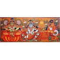 Krishna, Balaram and Yashoda