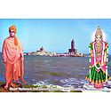 Swamy Vivekananda and Kanyakumari - Laminated Poster