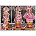 Lord Rama with Sita and Lakshmana