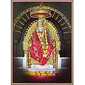 Shirdi Sai Baba - Glitter Poster