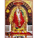 Shirdi Sai Baba - Glitter Poster