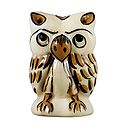 Ceramic Owl Incense Burner with 4 Holes