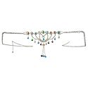 White Stone with Multicolor Bead Kamarband