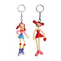 Set of 2 Doll Key Ring
