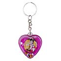 Heart Key Chain with Krishna Picture