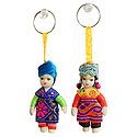 Set of 2 Russian Doll Key Rings