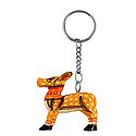 Wooden Deer Key Chain