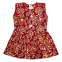 Printed Cotton Sleeveless Frock