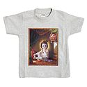 Printed Krishna on Grey T-Shirt for Baby Boy