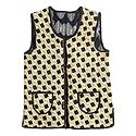 Reversible Printed Quilt Jacket with Pocket