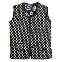 Reversible Printed Quilt Jacket with Pocket