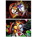 Radha Krishna - Set of 2 Posters