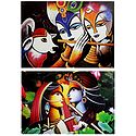 Radha Krishna - Set of 2 Posters